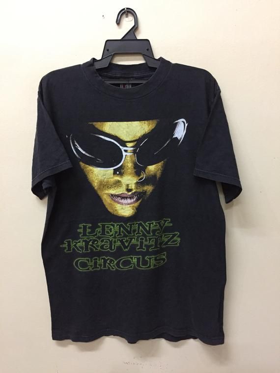 Vintage Lenny Kravits Circus Shirtmetallica Smashing Pumpkins Sonic Rhcp Nine Inch Nails Rage Against The Machine 90S Shirt