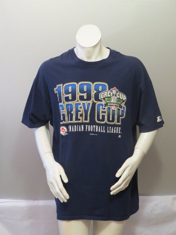 Vintage Grey Cup Grey Cup 1998 Winnipeg By Starter Extra Shirt