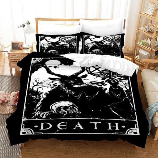 Tarot Death 2 Duvet Cover Pillowcase Home Decor 3D Bedding Set 1964