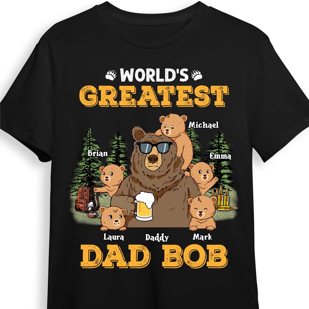 Personalize World’S Greatest Dad Bob Shirt Hoodie Sweatshirt 24370