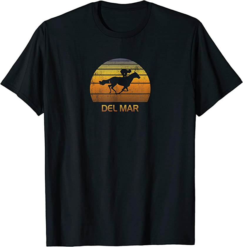 Vintage Shirt Del Mar California Horse Racing Fan Park