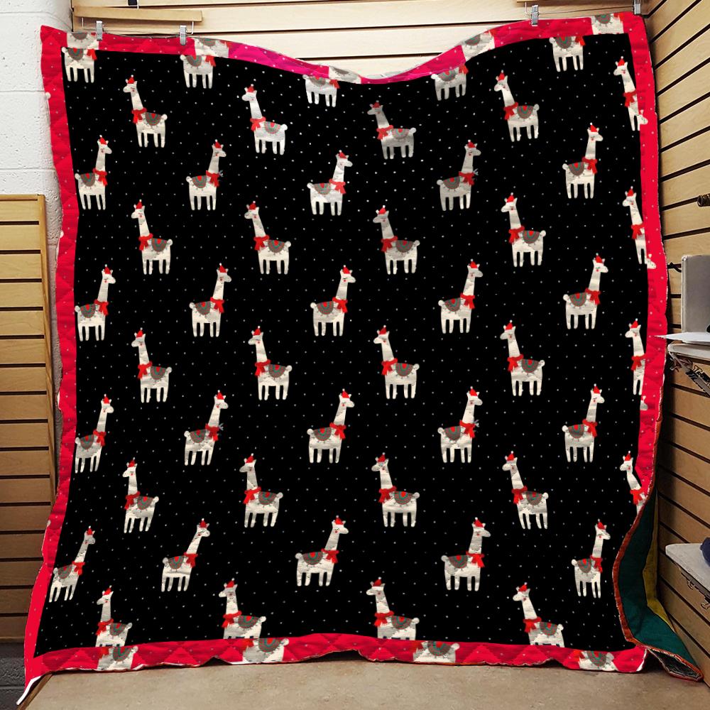 Cute Alpaca Quilt Blanket