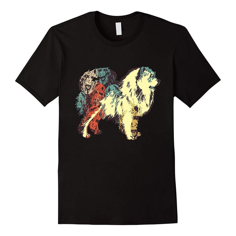 Fashion Men’s T-Shirt Dog Pomeranian T Shirt Gift for Dog Lovers Men’s Fitness T-shirt