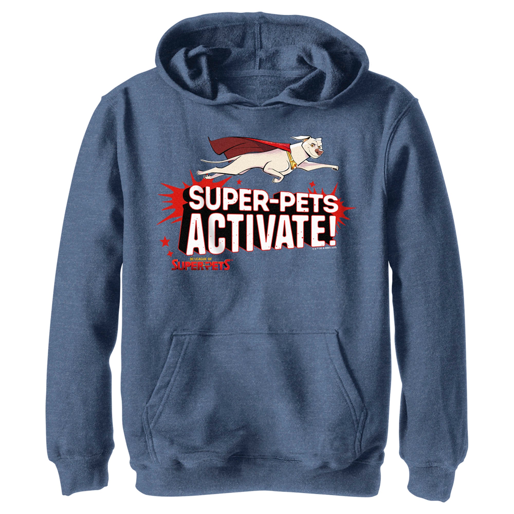 Boy’S Dc League Of Super-Pets Krypto Super-Pets Activate Pull Over Hoodie