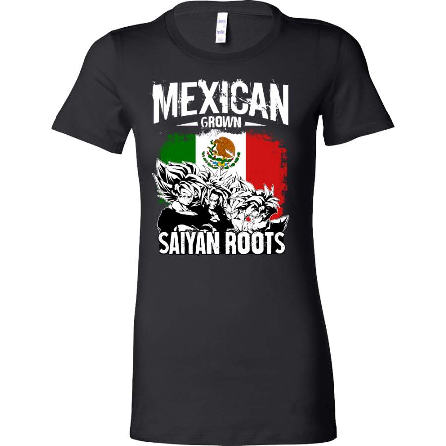 Super Saiyan Mexican Grown Saiyan Roots Woman Short Sleeve T Shirt – TL00156WS