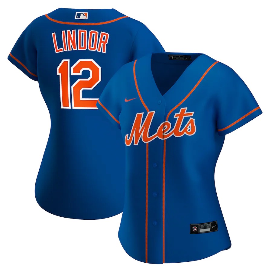 Women’S New York Mets Francisco Lindor Nike Royal Alternate Replica Player Jersey