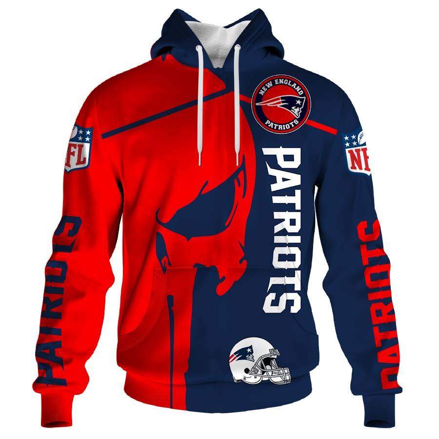 New England Patriots Hoodie 3D Style1102 All Over Printed