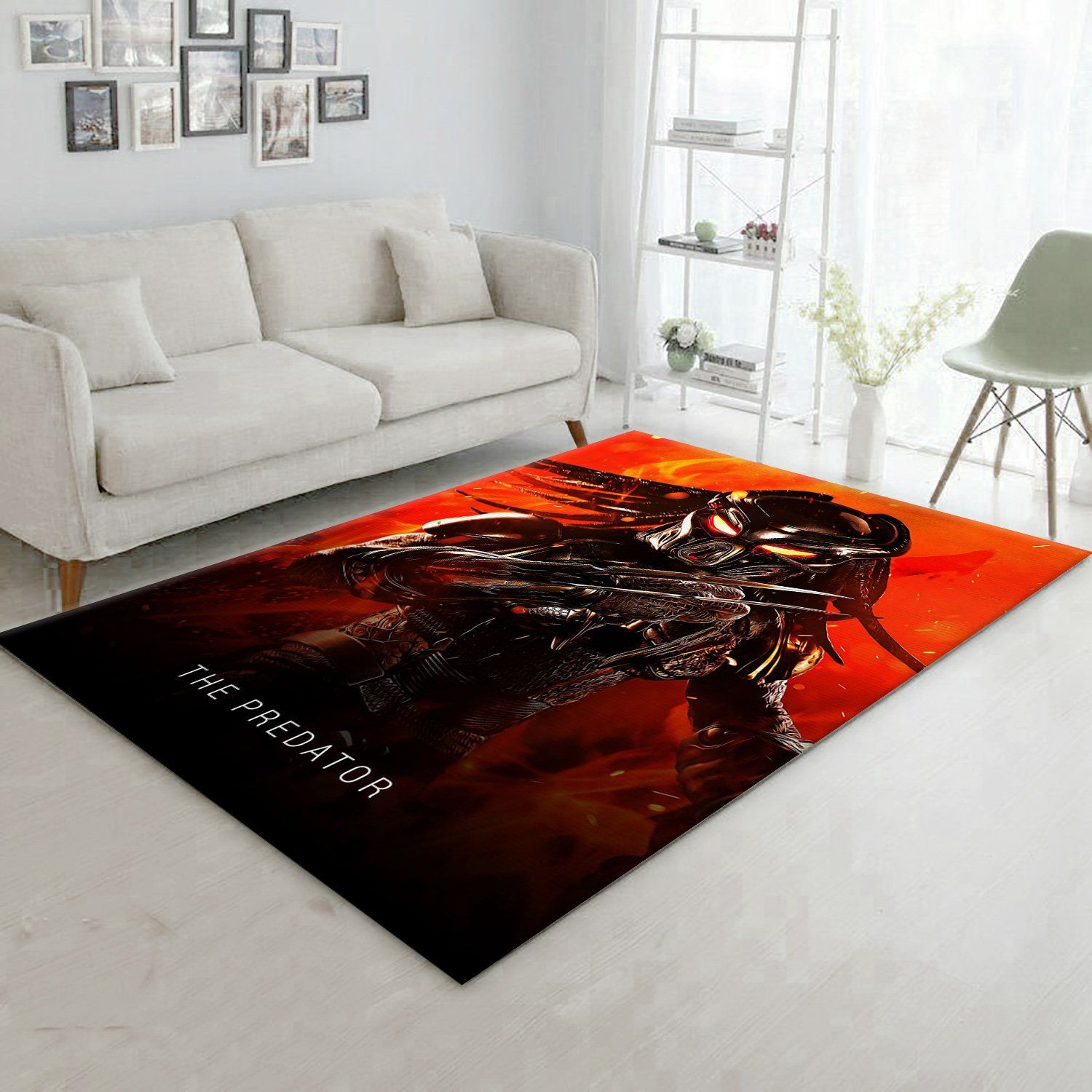 The Predator Area Rug Art Painting Movie Rugs Family Gift US Decor