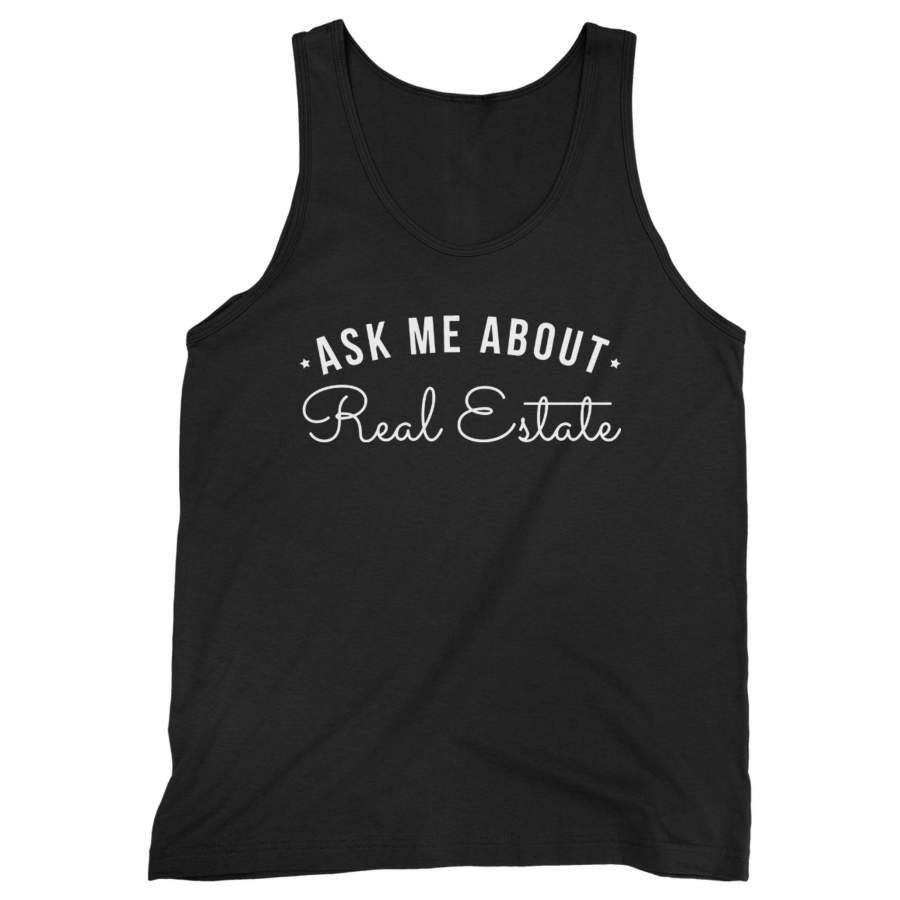 Ask Me About Real Estate Man’s Tank Top