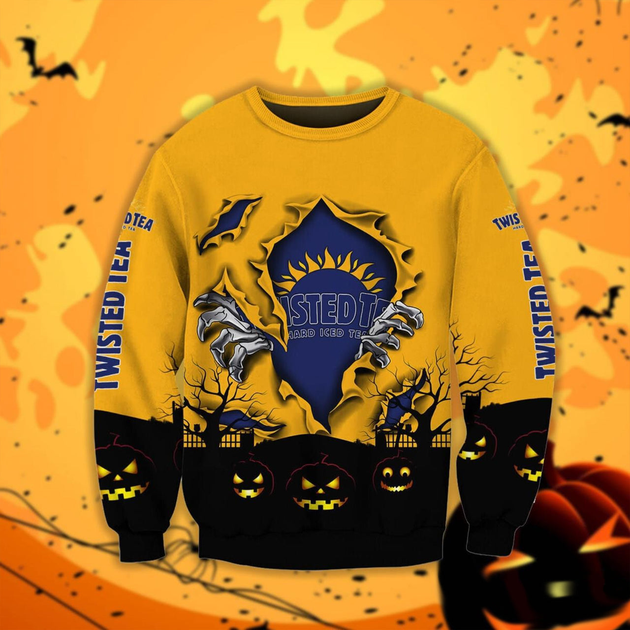 Scary Night Halloween Crewneck Sweatshirt All Over Print Sweatshirt For Women Sweatshirt For Men Sws1057