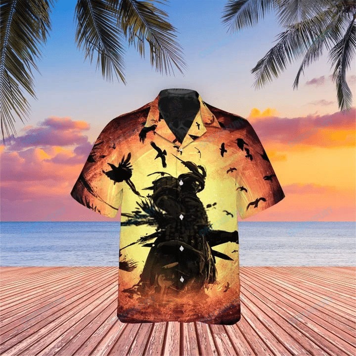 Samurai Ghost Warrior All Over Printed Hawaii Shirt Ha38300