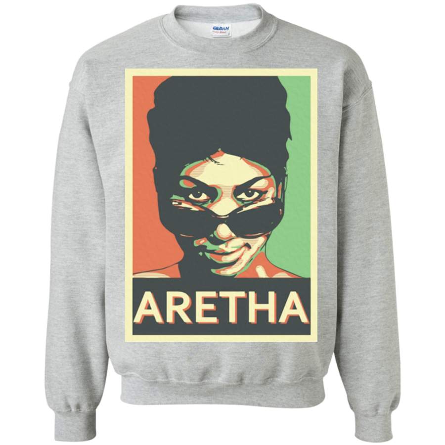 AGR Aretha Franklin Crewneck Pullover Sweatshirt