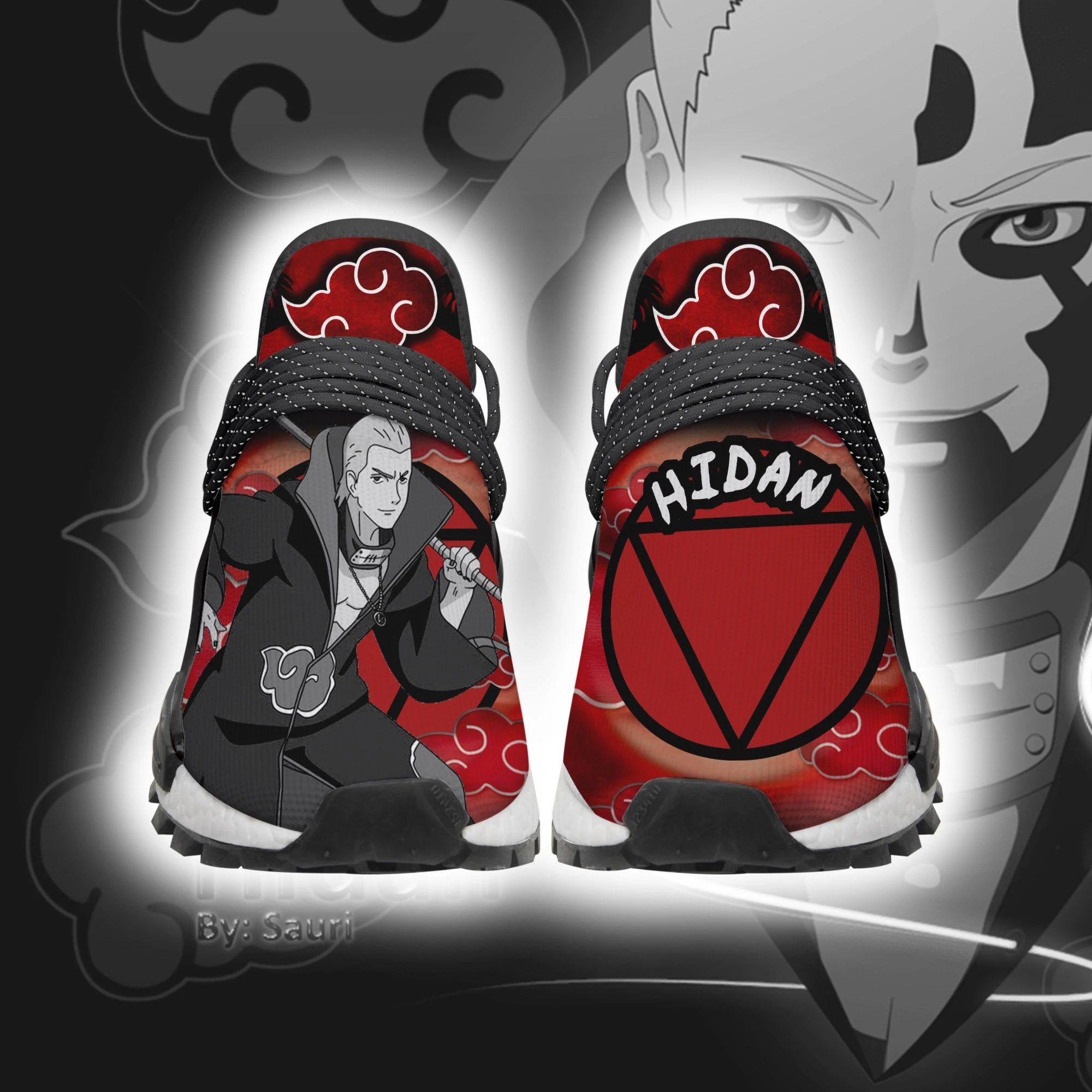 Akatsuki Hidan Shoes Costume Naruto Anime Sneakers Unisex Men Women