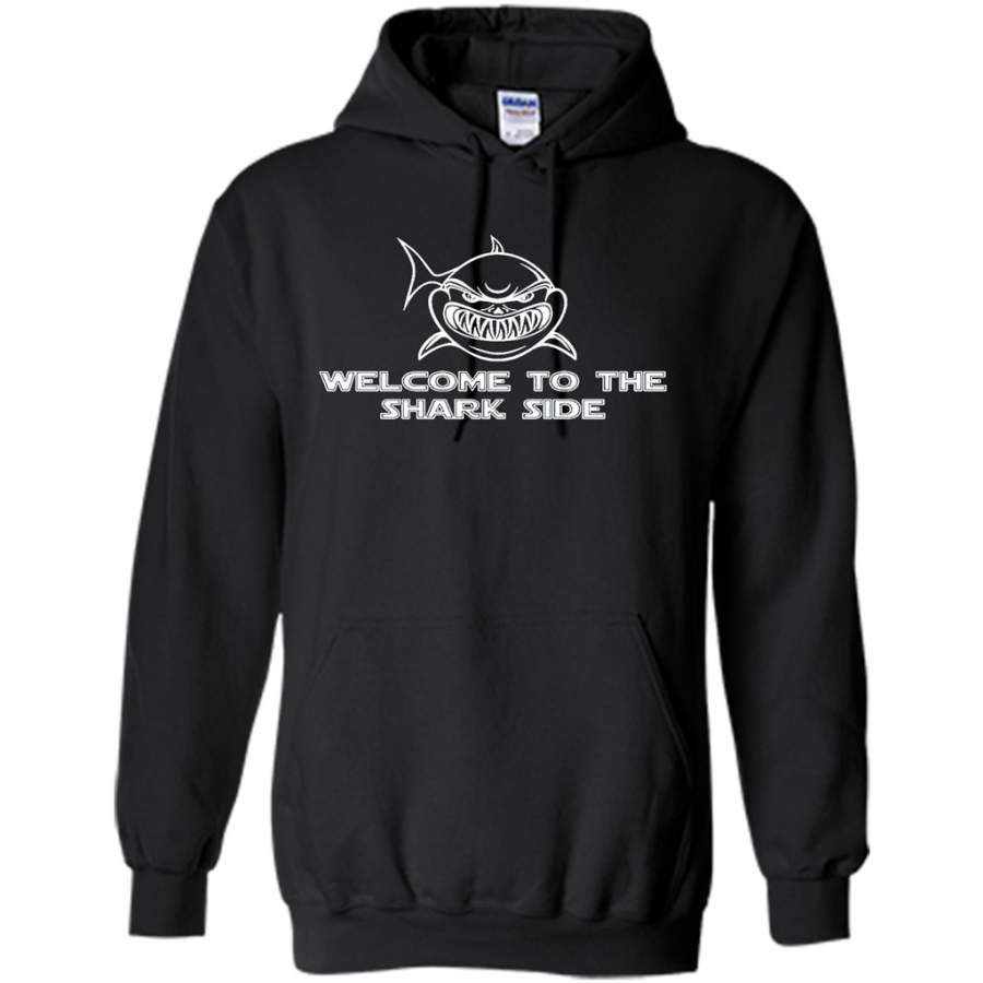 Welcome to the Shark Side Funny Gifts – Gildan Heavy Blend Hoodie