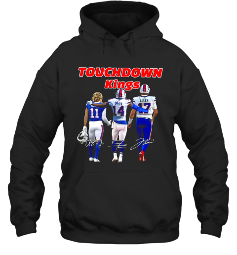 Touchdown Kings Buffalo Bills Diggs Allen Beasley Signatures Hoodie