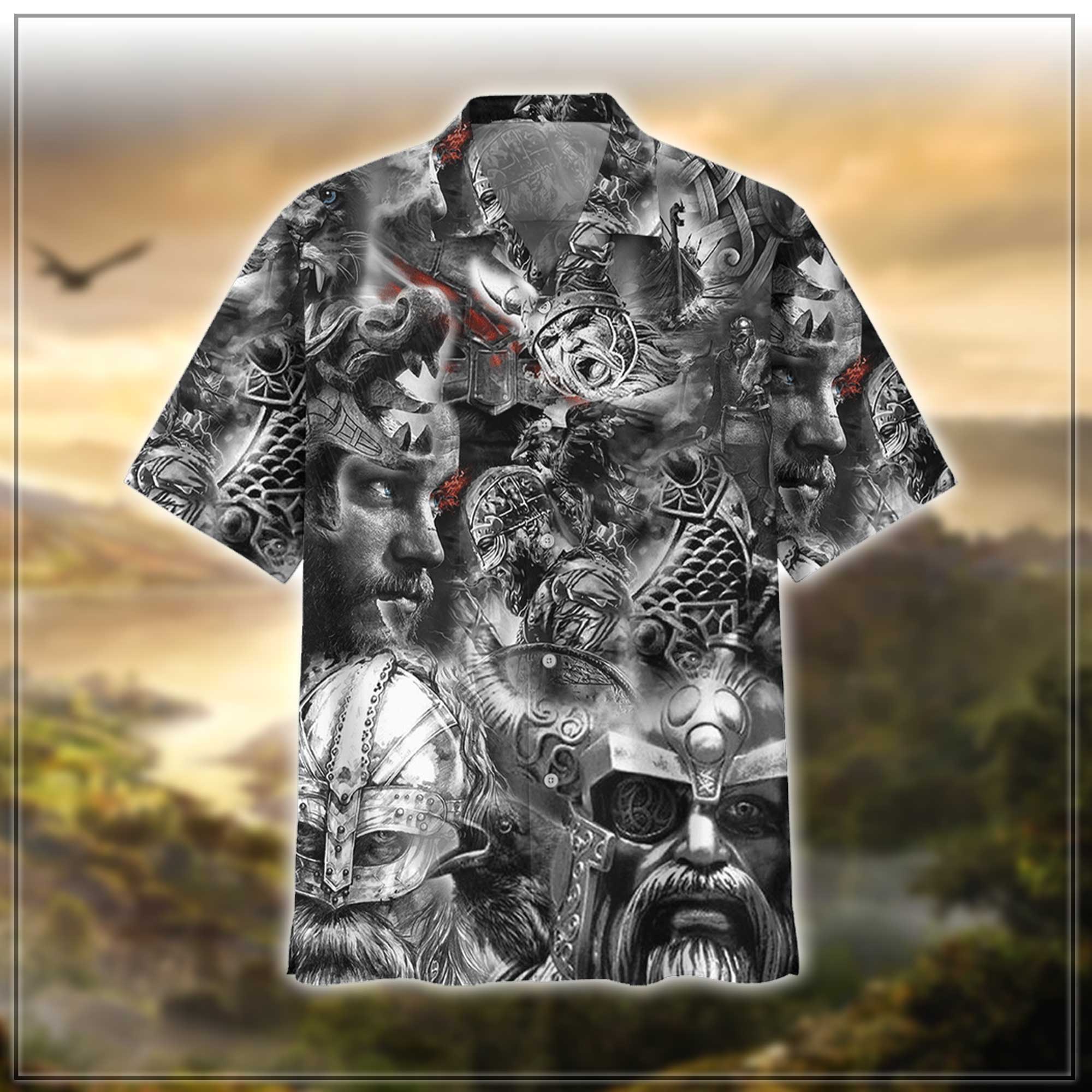 Viking Hawaiian Shirt | Unisex | Adult | Hw7460