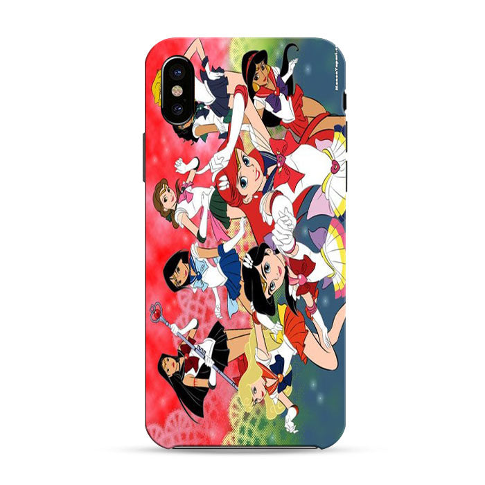 Ariel Sailormoon Princesses iPhone X 3D Case