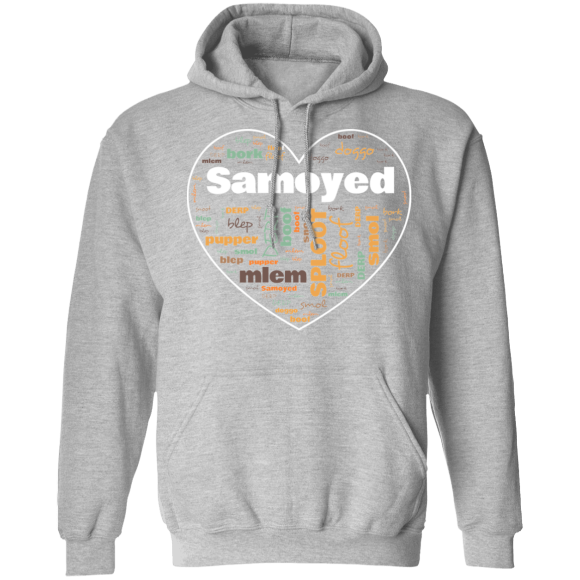 Samoyed Dog Owners Hoodie | Commonly Used Words
