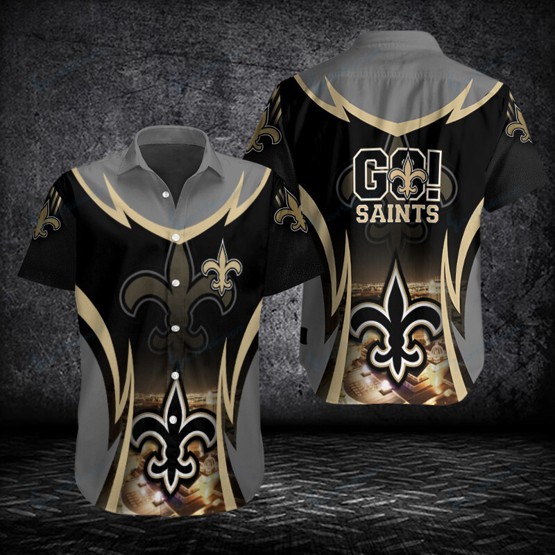 New Orleans Saints Button Shirt Bg702