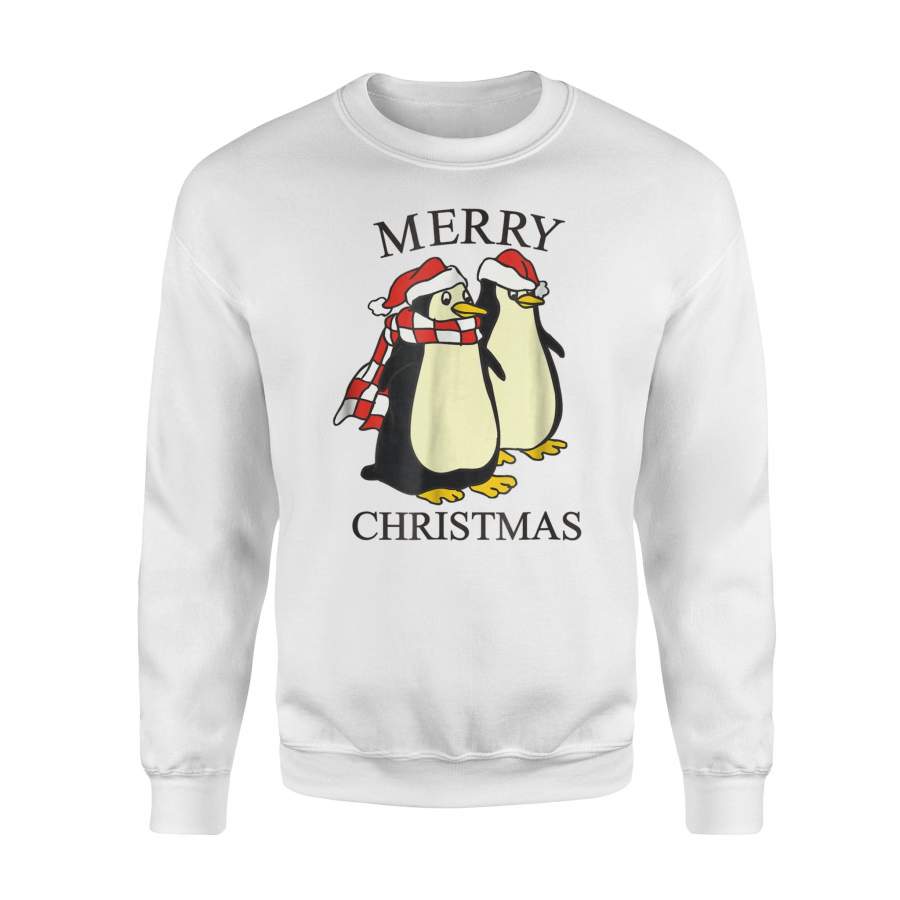 Christmas Funny Penguin Christmas Pajamas Sweatshirt