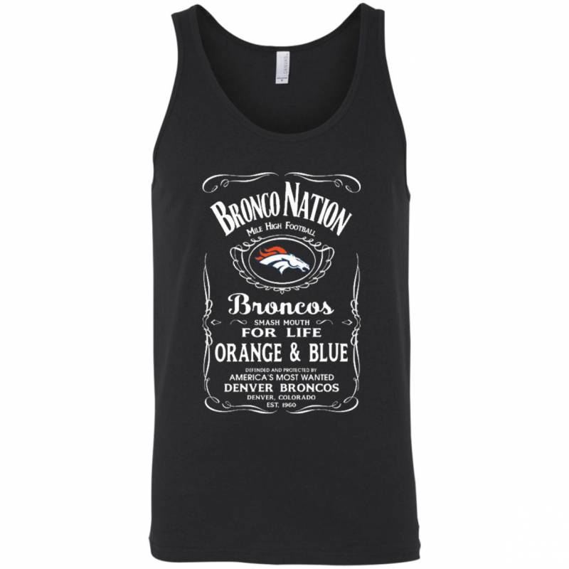 BRONCO NATION MILE HIGH FOOTBALL DENVER BRONCOS SLOGAN SHIRTS