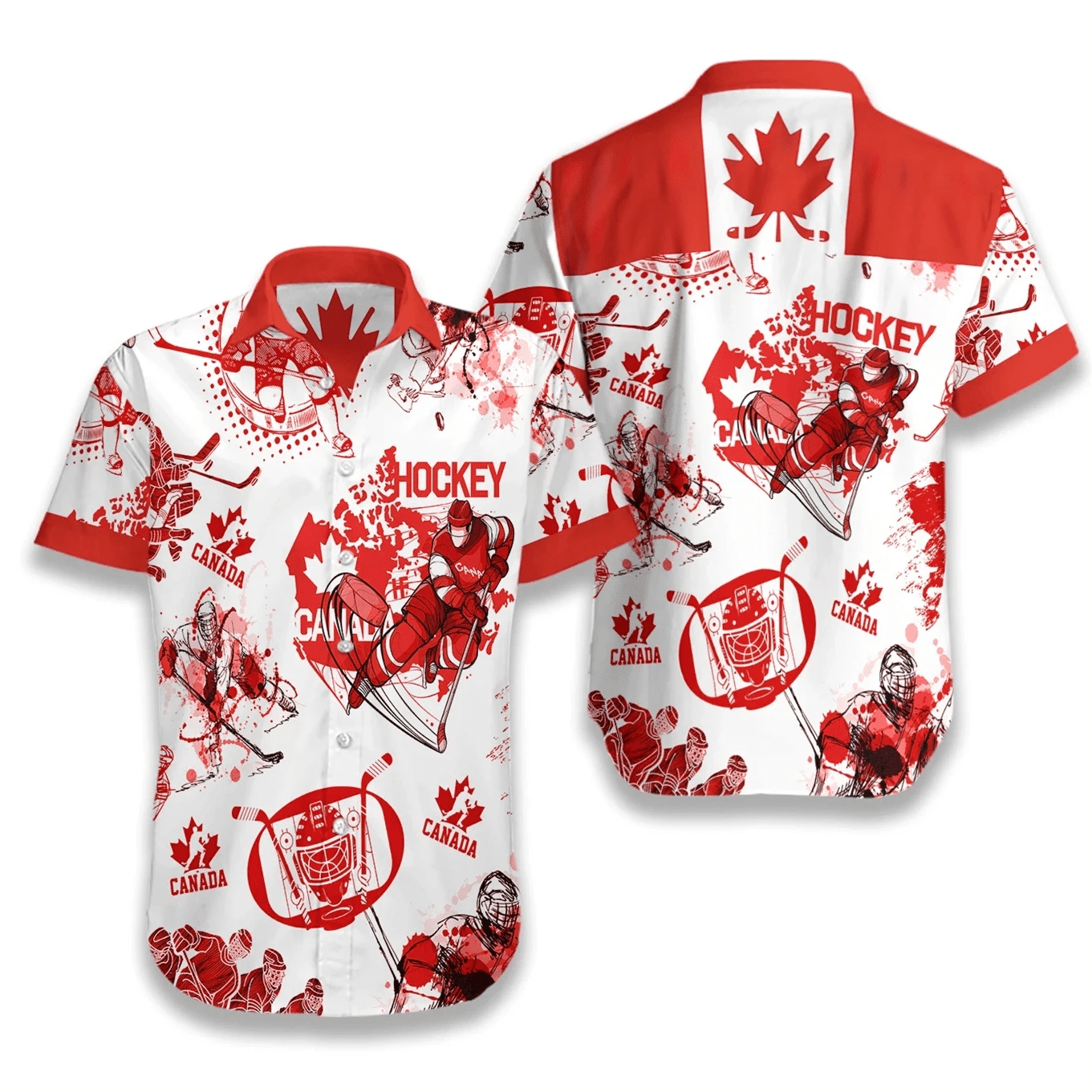 Get Now Hawaii Aloha Shirts Canada Hockey Tropical Ha111833