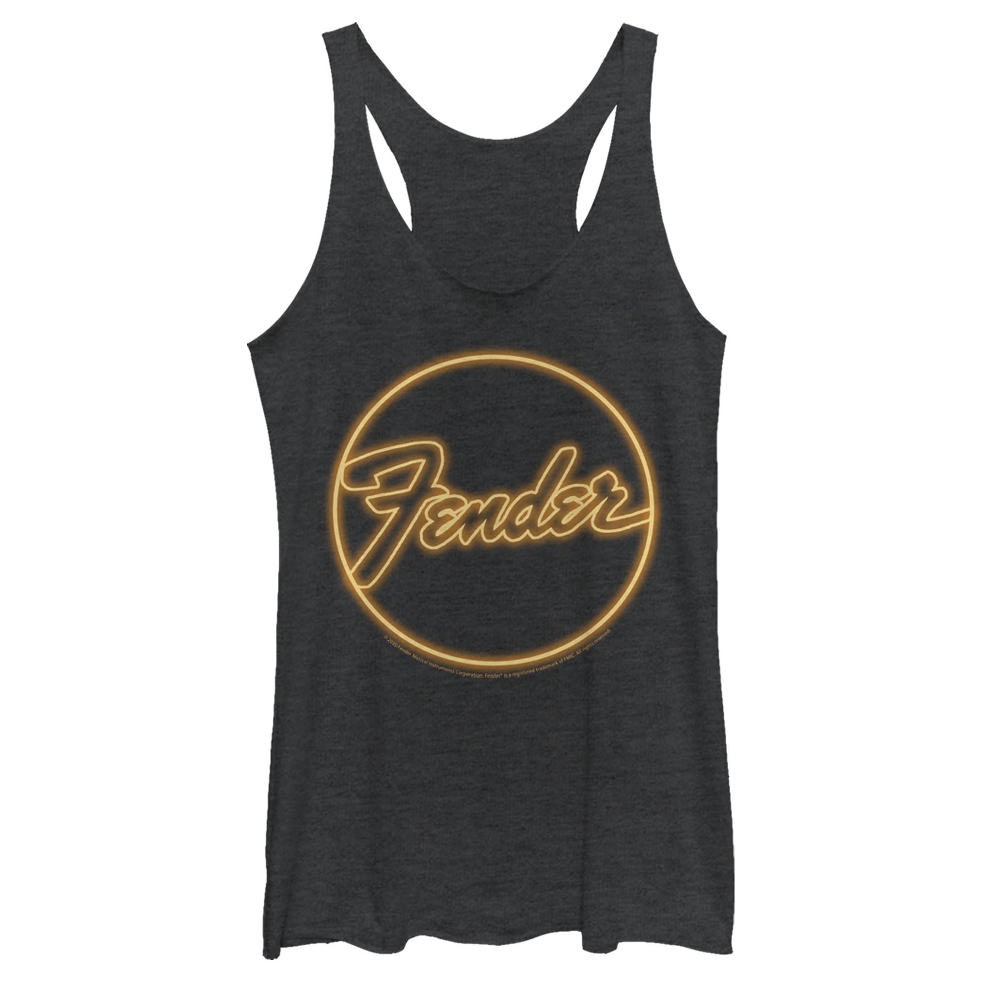 Women’S Fender Neon Logo Racerback Tank Top