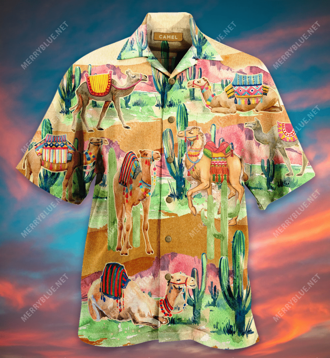 Amazing Tropical Camel Hawaiian Shirt