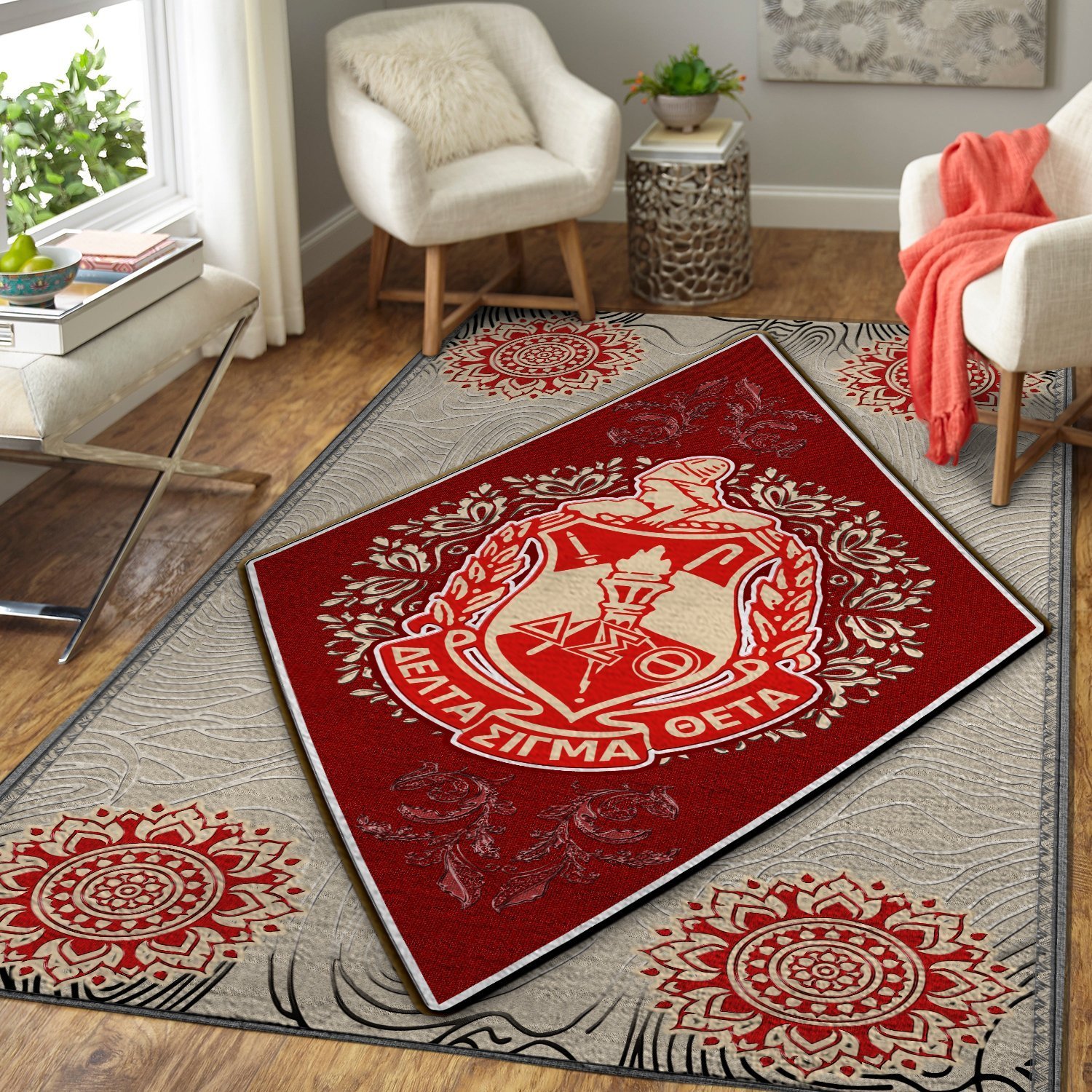 Delta Sigma Theta Area Rug