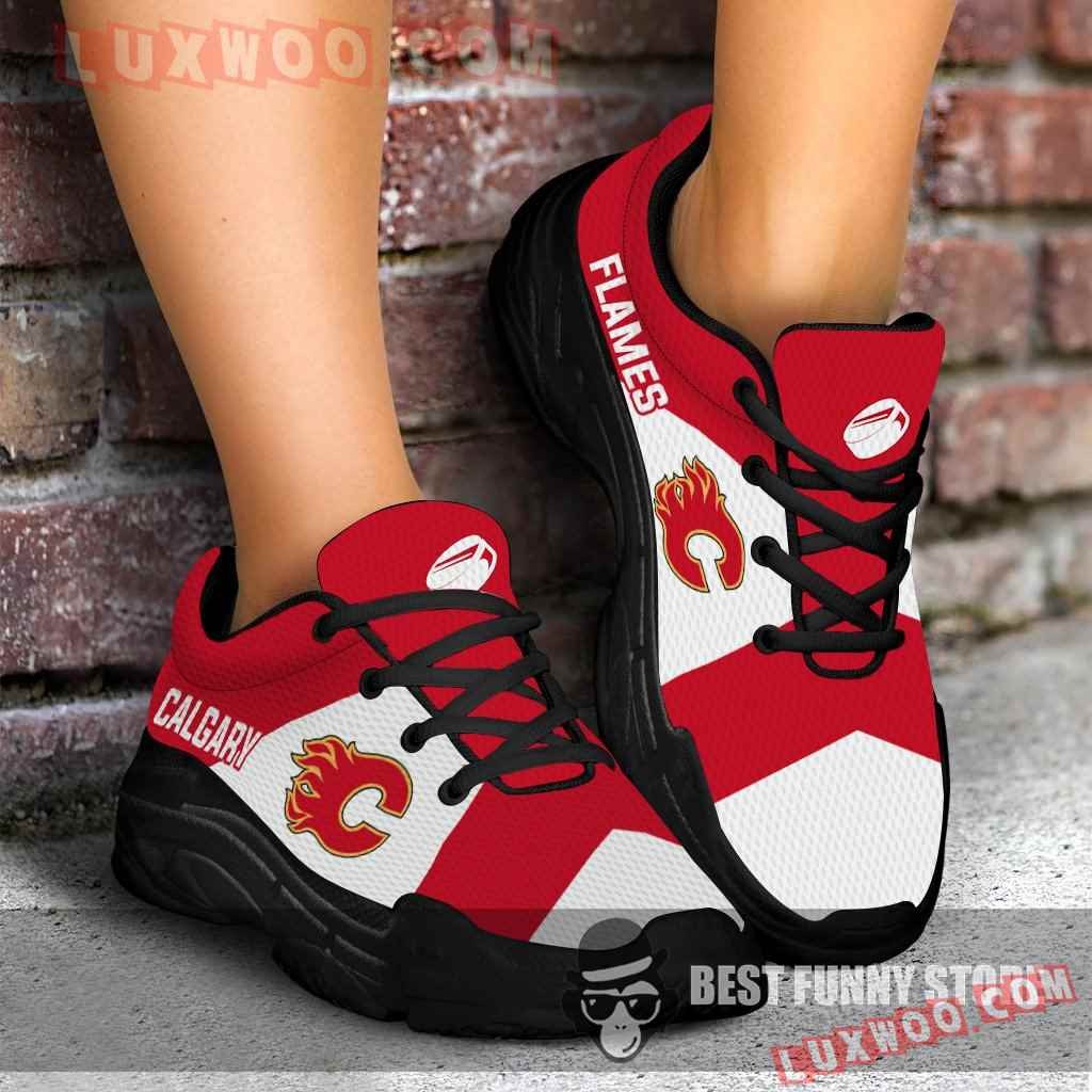 Pro Shop Logo Calgary Flames Chunky Sneaker Art 30