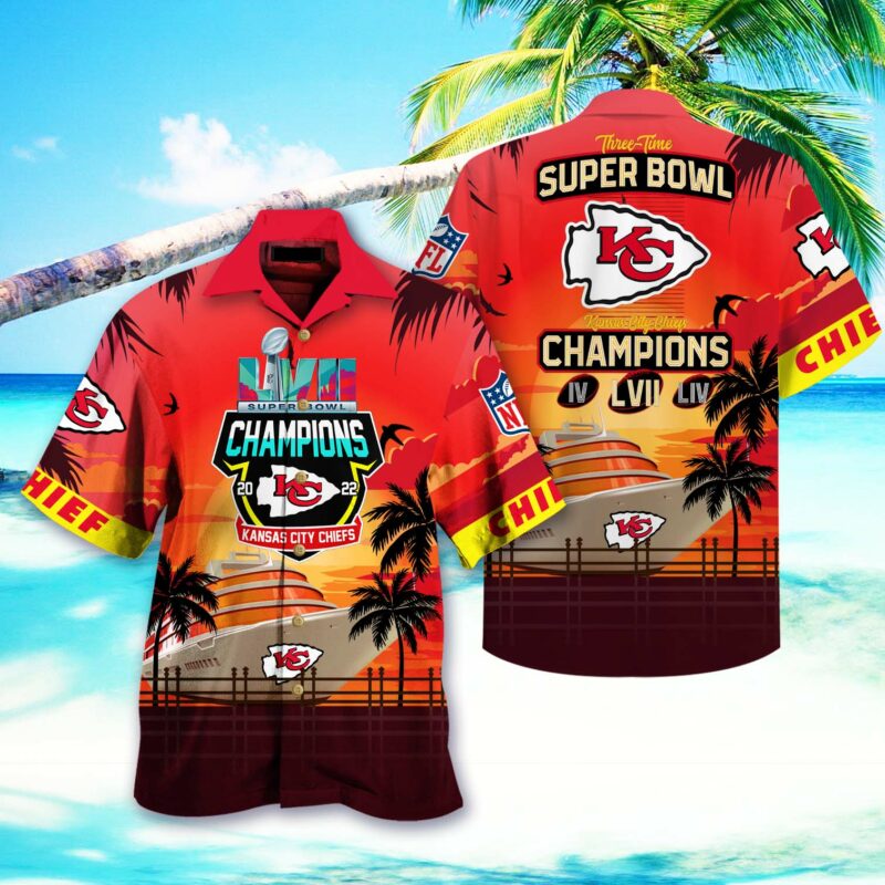 Kansas City Chiefs Super Bowl Champions 2022 Hawaiian