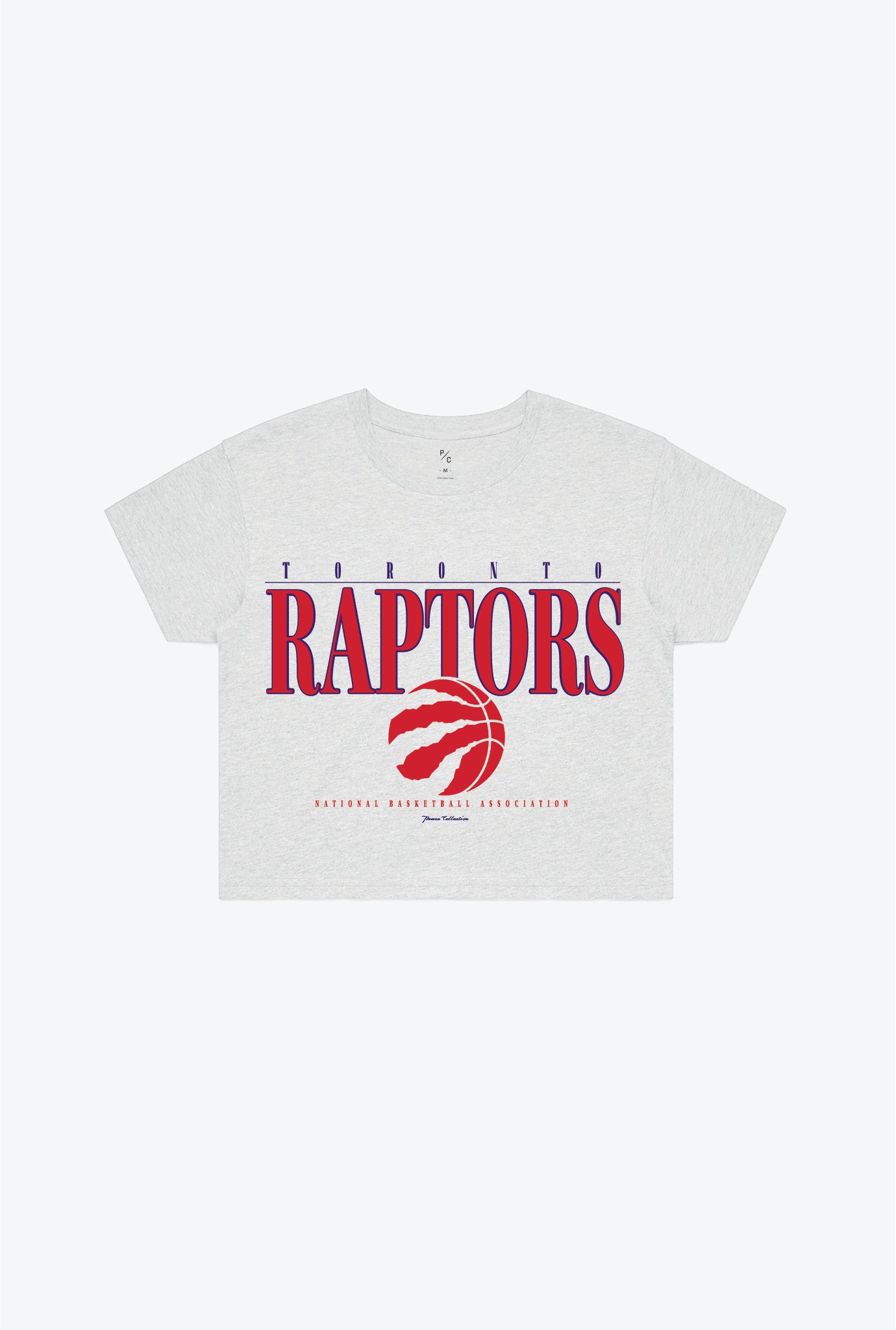 Toronto Raptors Signature Cropped T-Shirt – Ash