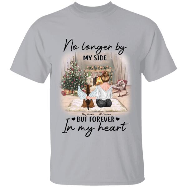 No Longer By My Side But Forever In My Heart Memorial Personalized T-Shirt Ts-Nb714