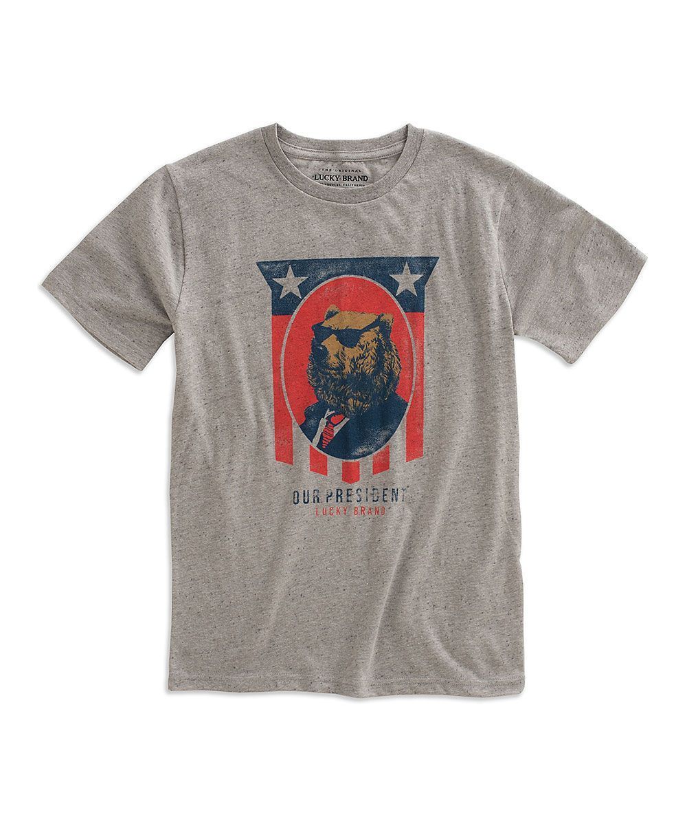 Heather Gray Our President Shirt