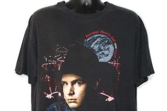 1994 RARE Garth Brooks Because There s Just One Race And That s Mankind 94 Tour We All Belong Vintage Double Sided Concert T Shirt