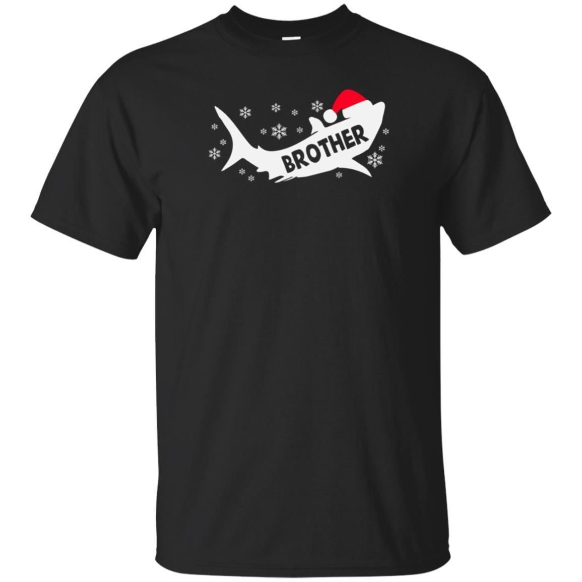 Check Out This Awesome Christmas Shark Brother Shirt Family Holiday Tee For Big Bro