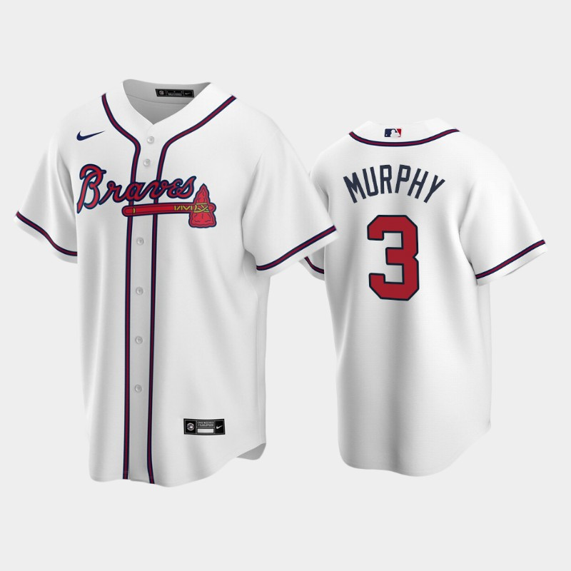 Atlanta Braves Jersey, Owen Murphy 3 2022-23 Draft White Home Jersey