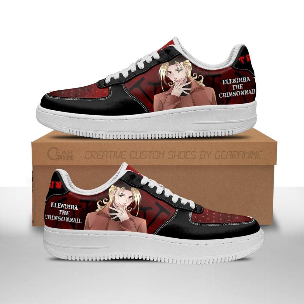 Trigun Elendira The Crimsonnail Air Force Shoes Sneakers Custom Anime