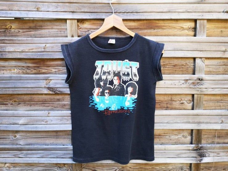 80S Trust French Rock Band Vintage Transfert Shirt