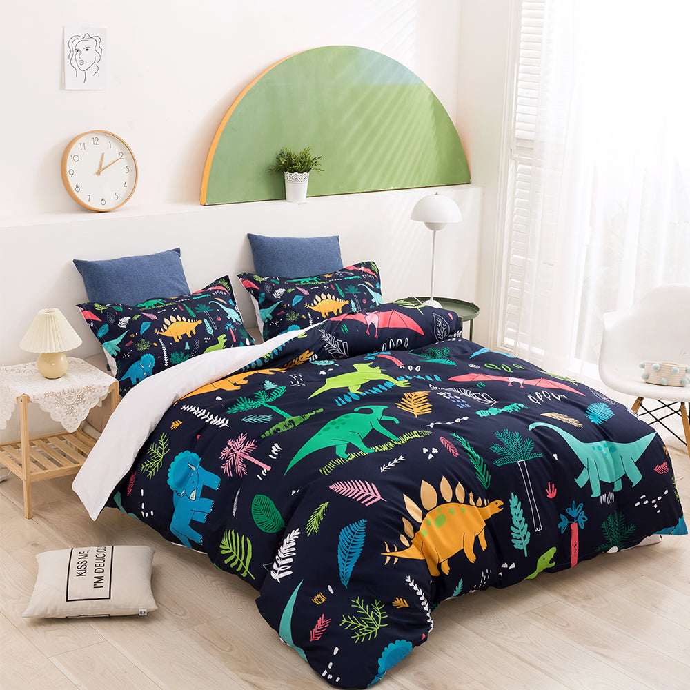 3D Cartoon Animal Dinosaur Quilt Cover Set Bedding Set Duvet Cover Pillowcases 319