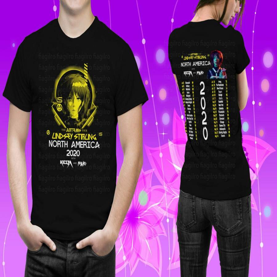Lindsey Stirling Shirt The Artemis North American Tour 2020 Black Men’s Women’s Tshirt