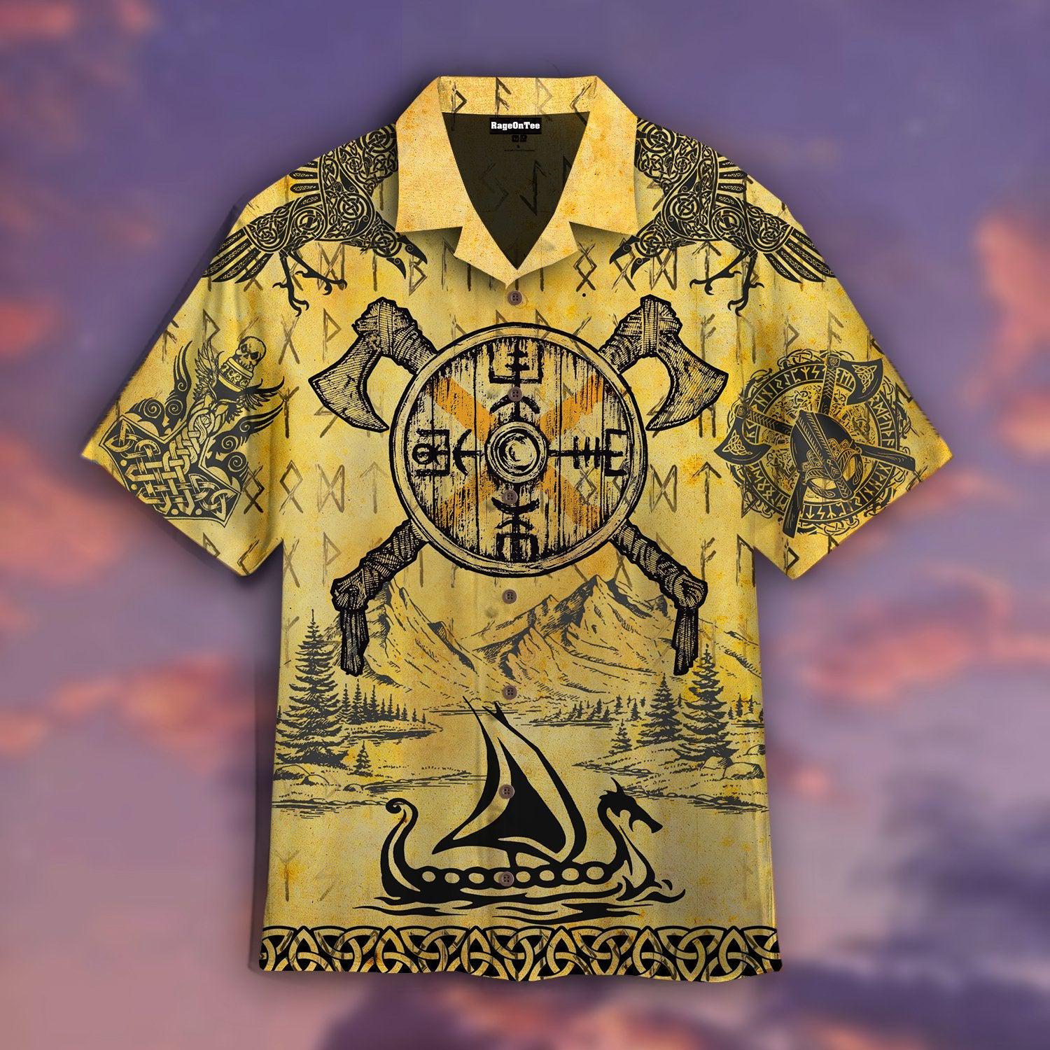 Viking Tattoo Thors Hammer Hawaii Shirt For Men Women Ha60636