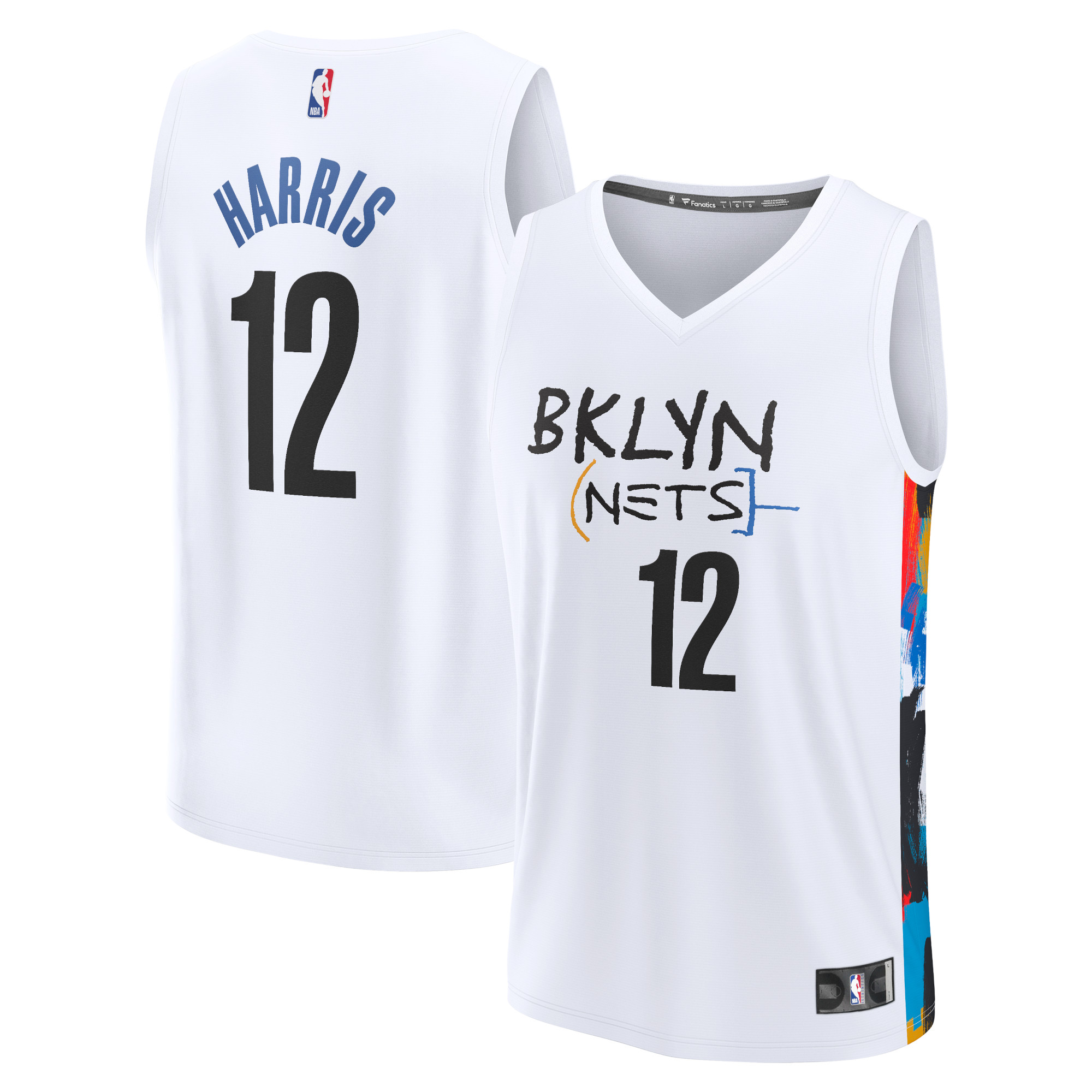 Joe Harris Brooklyn Nets Fastbreak Jersey – City Edition – White