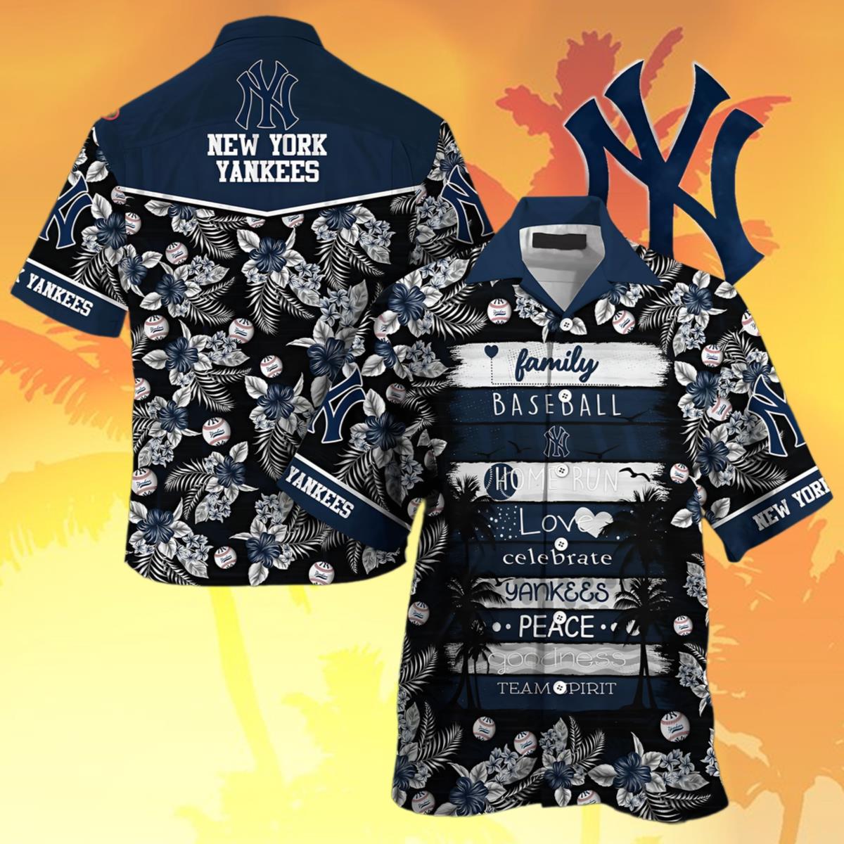 Yankees Hawaiian Shirt Night Family Baseball