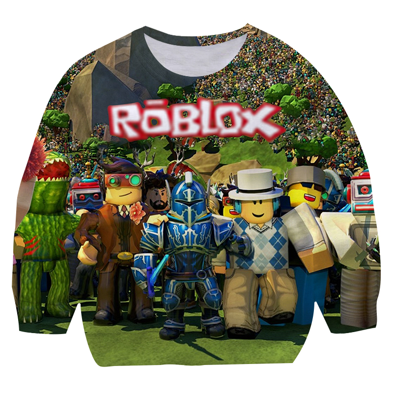 Boys Girls Robloxing Sweatshirt Clothes Print Autumn Spring Children’s Robloxing Clothes Hot Selling Kids Robloxing Sweaters alx