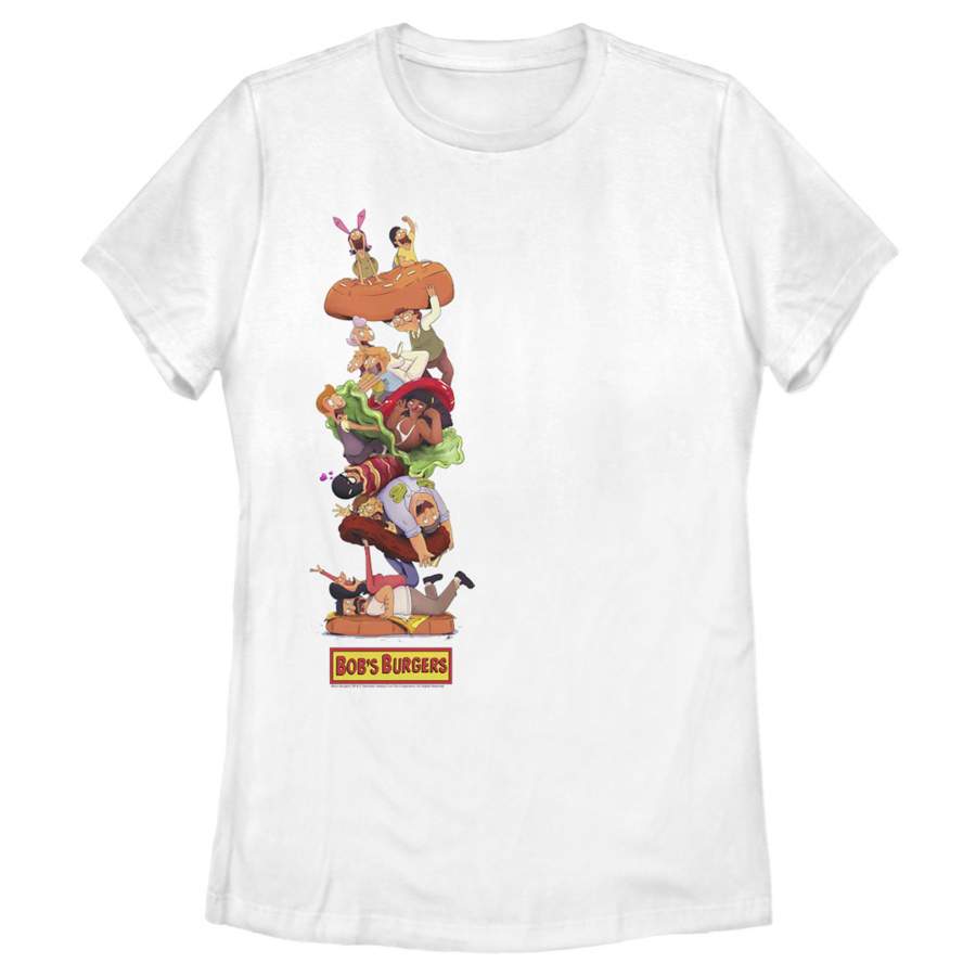 Bob’s Burgers Women’s Character Squish  T Shirt