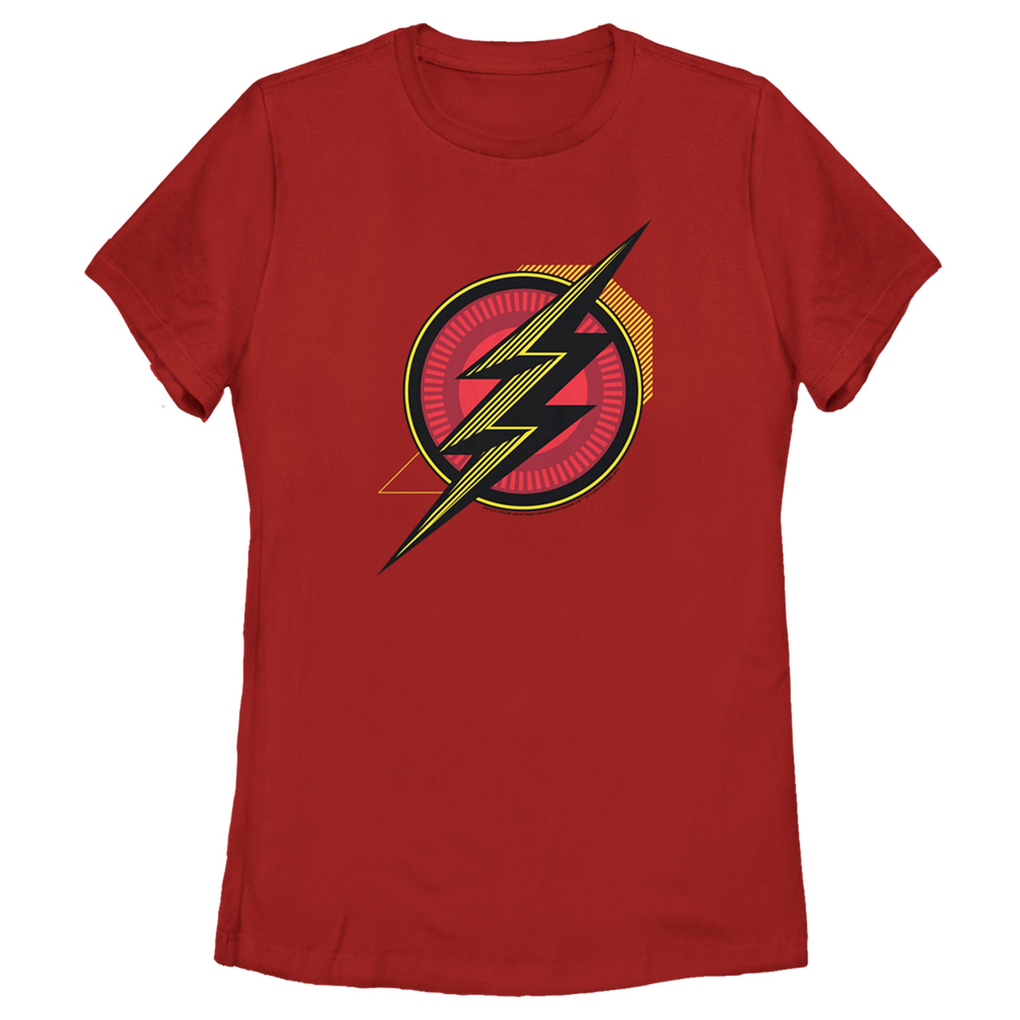 Zack Snyder Justice League Women’S The Flash Comic Logo  T-Shirt