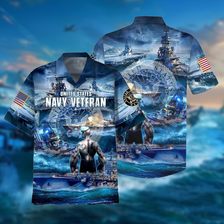 Us Navy Veteran Hawaiian Shirt | For Men & Women | Adult | Hw3580