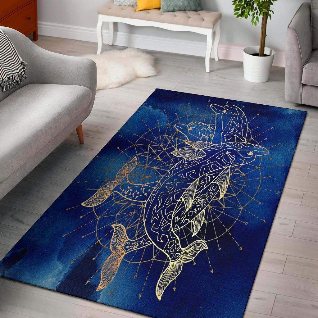 Golden Dolphin Rug, Gifts for Parents