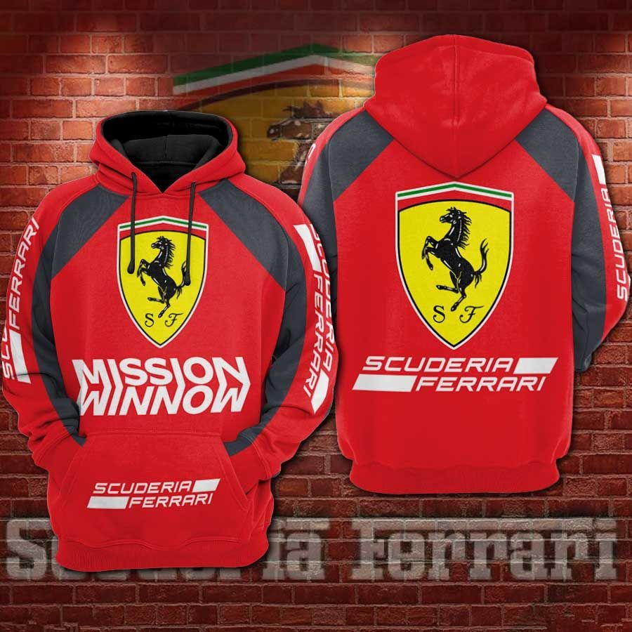 Scuderia Ferrari 3D Hoodie